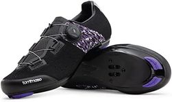 Tommaso Pista Aria Elite Women's Quick Lace Cycling Shoe - Black/Purple - 38