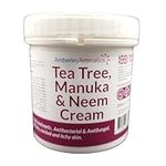 Tea Tree, Manuka & Neem Cream 250g - Antibacterial, Anti-fungal, Antiseptic, Anti-Itch, Dry and Cracked Skin