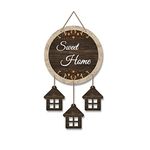 Artvibes Sweet Home Wooden Wall Hanging Decoration Items for Home | Gifts | Wooden Wall Hanger | Mdf Wall Decoration for Living Room | Artworks Wall Hangings | Modern Decor Items (WH_7209N)