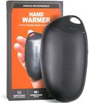 Lifesystems Rechargeable Hand Warmer With Power Bank Functionality and USB, 5,000 mAh Battery, 4 Heat Settings, Up To 6 Hours Heat