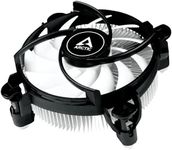 ARCTIC Alpine 17 LP - Low-Profile Intel CPU Cooler, Intel LGA 1700, 92 mm PWM Fan, Low Installation Height: 42.9 mm, 4-pin Connection, 300-3000 RPM, Tool-Free Push-pin Installation, Top Blower