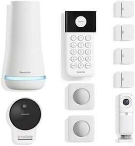SimpliSafe 10 Piece Wireless Home Security System with Outdoor Camera- Optional 24/7 Professional Monitoring - No Contract - Compatible with Alexa and Google Assistant