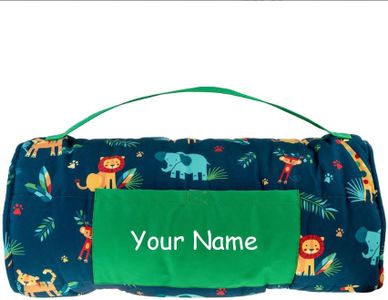 Stephen Joseph Personalized All-Over Zoo Animals Print Childs Nap Mat