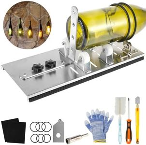 Glass Bottle Cutter Kit, DIY Glass Cutter for Bottles, Stainless Steel Bottle Cutter Tools for Various Shape Bottles,Professional Glass Bottle Cutting Machine for Bottles of Wine Beer Liquor Champagne