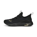 Puma Womens Better Foam Legacy WN's Black-Gold Running Shoe - 6 UK (37787401)