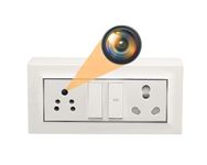 FREDI HD PLUS Spy WiFi Modular Switch Socket Camera HD Audio Video Recording for Indoor Security Hidden Wireless Camera