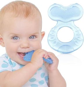 Nuby Silicone Teether with Bristles (Colors May Vary)