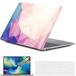 GIOIA BAZAAR Case for MacBook, Plastic Hard Shell Case Cover Compatible with MacBook Pro 13 inch (2016-2022) M2 M1 A2289 A2338 A2251 A2159 A1989 A1706 A1708, (Graphic27), Multi-Colored