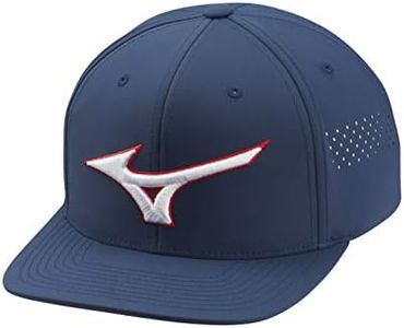 Mizuno Golf Tour Flat Snapback Hat Navy