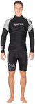 Mares Men's Ultra Skin Long Sleeve Thermal UPF 50+ Diving Water Sports Under Wetsuit & Dry Suit Top, Black, Medium