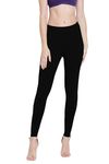 Presta Women Ankle-Length Regular Leggings (Avaliable Color- 53 Difference Colors)-Pack of 1 Black