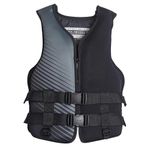 Life Jackets Vest, Adult Adjustable Safety Breathable Swimming Vest for Men and Women Paddling Life Jacket Buoyancy Aids for Fishing Surfing Rafting Kayaking 40-110KG (Striped,Medium)