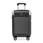 Travelpro Platinum Elite Hardside Expandable Spinner Wheel Luggage TSA Lock Hard Shell Polycarbonate Suitcase, Shadow Black, Carry on 21-Inch