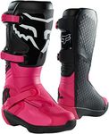 Fox Racing Womens COMP Boot, Black/Pink, 9