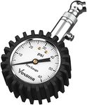 Tire Pressure Gauge - (0-60 PSI) Heavy Duty, Certified ANSI Accurate with Large 2 Inch Easy to Read Glow Dial, Low - High Air Pressure Gauge. Tire Gauge for Car and Trucks Tires by Vondior (White)