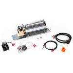 FireplaceBlowersOnline GZ550 Fireplace Blower Kit for Continental and Napoleon Fireplaces; Rotom HBRB58 | Quiet, Efficient, High Airflow, Ball Bearing Motor