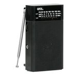 QFX R-35 Portable Shortwave Radio Black