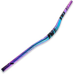 WLDOCA Bicycle Handlebar Aluminium Alloy Colourful Rainbow MTB Handlebar AM XC DH Racing Rise Handlebar 31.8 mm x 780 mm, B, 780 mm