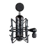 Logitech for Creators Blue Blackout Spark SL XLR Condenser Mic for Recording and Streaming, Large-Diaphragm Cardioid Capsule, Shockmount and Protective Case