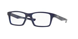 Oakley Youth Kids' OY8001 Shifter XS Square Prescription Eyewear Frames, Polished Blue Ice/Demo Lens, 48 mm