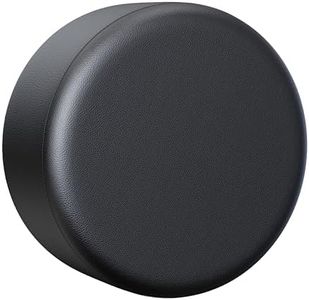 Moonet PVC Thickening Leather Spare Tire Wheel Cover for Car Truck SUV Camper Trailer Universal Fit RV JP FJ,R17 XL Black (for Overall Wheel Diameter 32-34 inch)