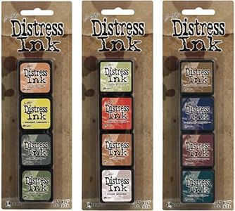 Ranger Tim Holtz Distress Mini Ink Pad Kits - 10, 11 and 12 Bundle