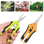 Pruning Shears Garden Tree Plant Branch Cutter Trimmer Shear Scissors Snip Clippers Tools for Gardening, 2 Pcs Non-Stick