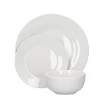 Mikasa Alexis Twelve Piece Porcelain Dinnerware Set, Gift Boxed