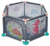 BabyGo Ocean Fence Ball Pool Play Tent House for 2+ Year Old Girls and Boys, Kids Pool (Multicolor)