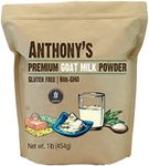 Anthony's Premium Goat Milk Powder, 1 lb, Gluten Free, Non GMO, No Additives