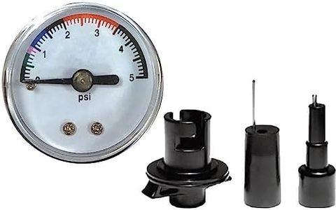 WOW Sports Pressure Gauge Kit - 0-5 PSI - For Soccer, Football, Basketball & Volleyball - Ball Inflator