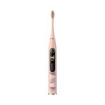 Oclean X10, Smart Sonic Electric Toothbrush, 5 Brushing Modes, 3h-Quick Charge for 60 Days, 2 Min Timer & Pressure Sensor, IPX7 Ultrasonic Travel Toothbrush – Pink