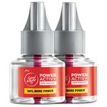 Good knight Power Activ+ Liquid Vapourizer | Mosquito Repellent Refill | Pack of 2 (45ml each)