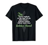Robin Hood T Shirt for Book Lovers 
