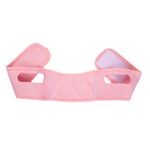 Thyonta Contouring Slimming Strap V Face Decollete Double Chin Lift & Tighten Sleep Office Exercise Comfortable & Breathable (Pink)