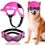 SlowTon Dog Helmet and Goggles Medi