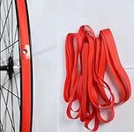 Tire Liner, 2PCS/Set 26inch Bicycle Tire Inner Tube Pad PVC Bicycle Inner Tube Tyre Protection Pad Liner Bike Tire Rim Tape Bike Accessory (Red)