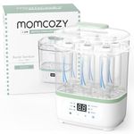 Momcozy Bottle Sterilizer and Dryer, 8-in-1 Electric Steam Baby Bottle Sterilizer for Baby Bottles, Baby stuffs & Breast Pump Accessories