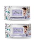 Lyon baby wet wipes with lid enriched with aloe vera and vit e (80 wipes per pack) Pack of 2