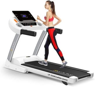 Toning Let's Play Automatic Treadmill For Home Use 3Hp Ac Motor [5 Years Warranty On Motor] Foldable Running Machine Home, Low Noise And Auto Incline, Semi Commercial - Bluetooth Speaker
