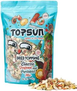 Ramen Toppings Seafood & Vegetable Mix 14 oz, Up to 11-Ingredients Blend Dried Ramen Toppings for Extra Nutrition & Flavor, Specially Added Superfood Goji, Non-GMO & Low Sodium