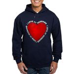 CafePress I Love My Husband Hoodie (Dark) Men's Dark Hooded Sweatshirt Hoodie Navy