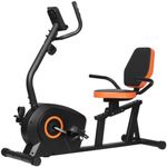 Panana Recumbent Exercise Bike with 8 Levels Magnetic Resistance, LCD Display, Pulse Sensor, Cardio Workout Fitness Exercise Equipment for Home Gym