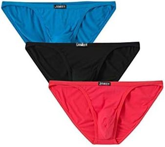 JINSHIKLUIO Mens Bikini Briefs Low Rise Underwear Breathable Comfortable Bamboo Briefs (Colors May Vary) - - XXL（35"-38"/US Size L