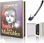 Booksafe Diversion Secret Real Book Hidden Safe with Key Lock Real Paper Book Locking-Les Miserables