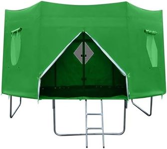 Générique Tente pour Trampoline, Couverture Pare-Soleil pour Trampoline | Auvent de Protection Anti-UV pour Trampoline,Auvent de Trampoline Polyvalent, Couverture Solaire pour Trampoline à 6 poteaux