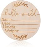 AIEX Wooden Baby Announcement Sign 