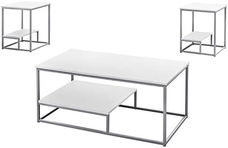 Monarch Specialties TABLE SET One Size WHITE