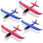 4 Pack Foam Airplane Toys, 12.4" Th