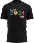 USA 2024 Paris Tshirt for Men, Amer